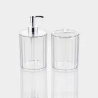 Набор для ванной 2 предмета (дозатор, стакан)