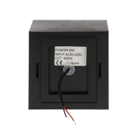 Светильник фасадный &laquo;Куб&raquo;, FSD-062, 6 Вт, 4000К, регулир. луч, IP65, 220 В, пластик, черный   100842