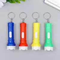 Фонарик брелок для ключей на кольце &laquo;Дорожный&raquo;, светит, 6.3&times;2.3&times;2.3 см, МИКС
