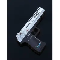 Набор сувенирное оружие &laquo;Геометрия&raquo;, автомат, пистолет, нож охотничий, 3 шт