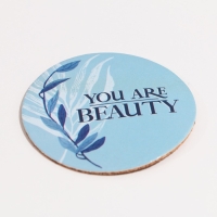 Ваза для цветов и подставка &laquo;You are beauty&raquo;, 9 х 7 х 7 см, 100 мл.