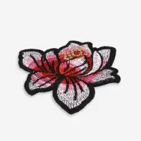 Термоаппликация &laquo;Лотос&raquo;, 8.5&times;8 см, розовая