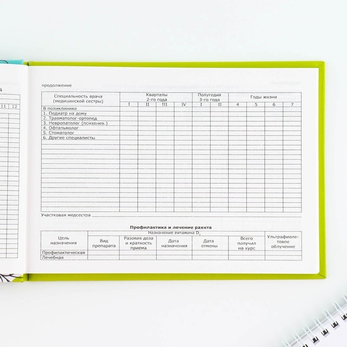 Медицинская карта в твердой обложке Форма №112/у &laquo;Медведи&raquo;, 80 л