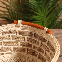 Корзина плетеная 32x25x11 см, ротанг
