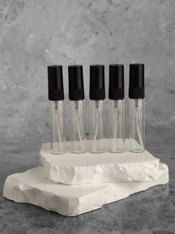 Флакон для парфюма, с распылителем, 5 мл, фасовка &ndash; 5 шт., чёрный