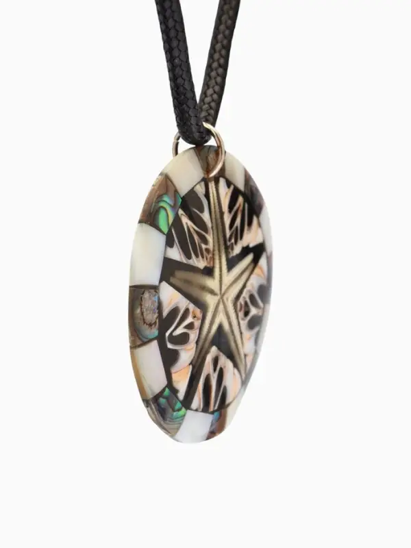 Кулон "Морская звезда" ракушка 25 см