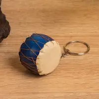 Сувенир брелок "Барабан" махагон, МИКС, 3,5х3,5х3 см