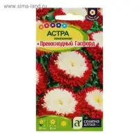 Семена цветов Астра "Превосходный Гасфорд" помпонная, О, ц/п, 0,2 г
