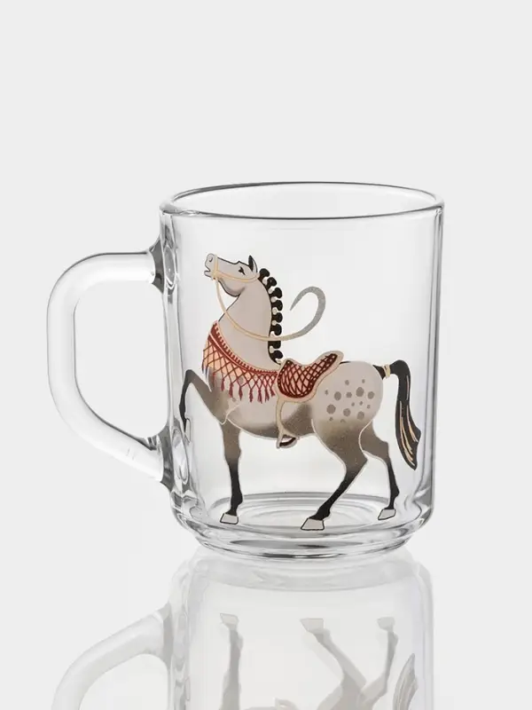 Кружка "Green tea" "Лошади" 200 мл