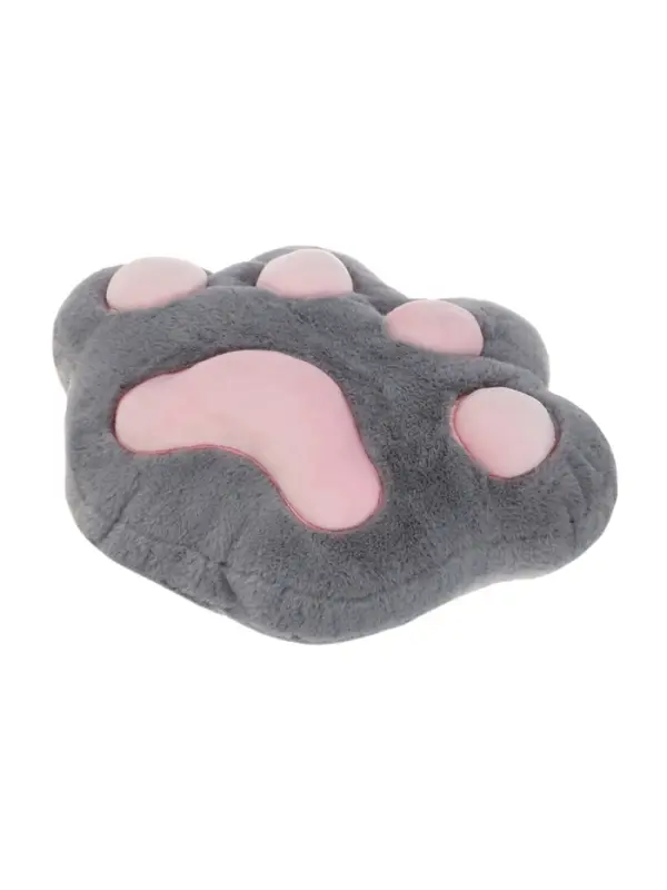 Мягкая игрушка-подушка "Лапка", цвет серый, 30 см 316/30/79-1