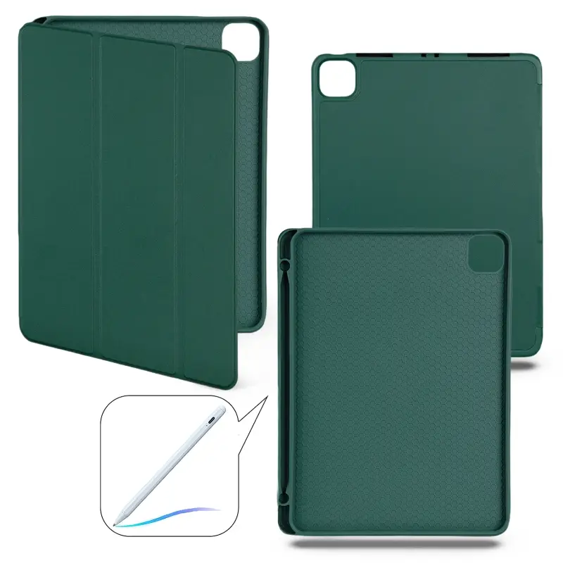 Чехол-книжка iPd Air 13 (2024) Smart case (Pencil) Pine Green №6
