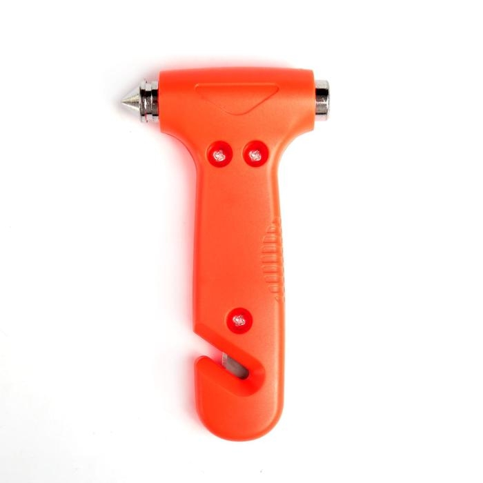 Аварийный молоток с ножом для ремня, 7&times;12.5 см