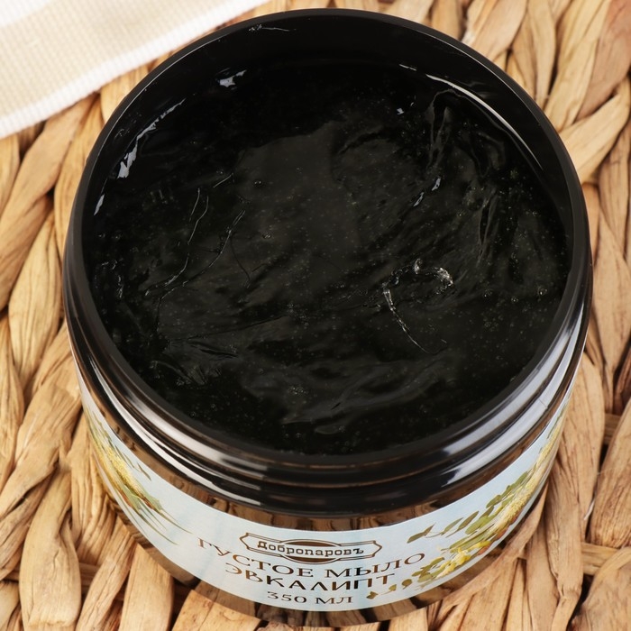 Мыло густое для волос и тела "Эвкалипт", банное, Добропаровъ 350 мл