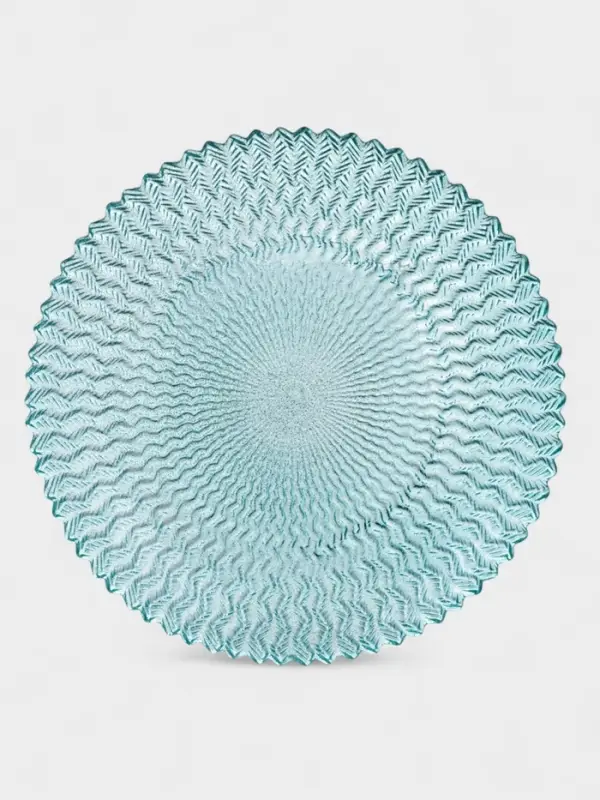 Тарелка "РЕТРО БРИЗ" 21 см, голубой цвет