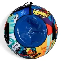 Тюбинг-ватрушка 93см ОКСФОРД BURGER LED