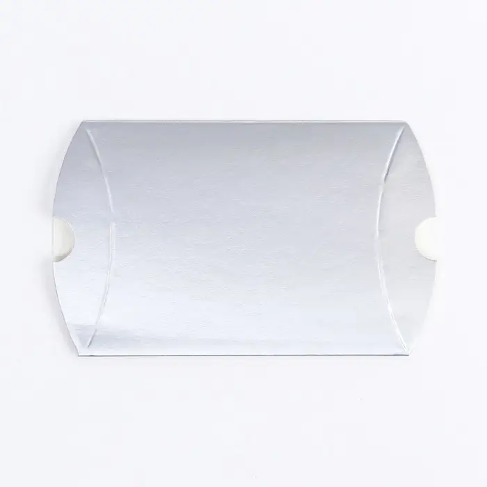 Коробка складная, подушка, серебреная, 11 х 8 х 2 см