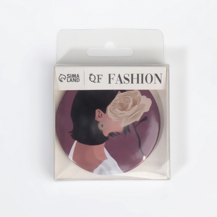 Зеркало карманное &laquo;ДЕВУШКИ&raquo;, d = 7,5 см, PVC - коробка, рисунок МИКС