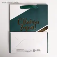 Пакет подарочный новогодний ламинированный &laquo;Чудес в Новом году&raquo;, MS 18 х 23 х 10 см