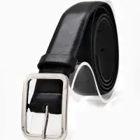 Ремень жен 05-01-02-01, Июнь2505, 3*0,3*110 см, без винта, пряж мат металл, 1 прокол, черный   10903