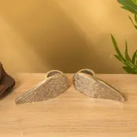 Подсвечник на 2 свечи "Крылья ангела" алюминий 30,5х6,5х7,5 см