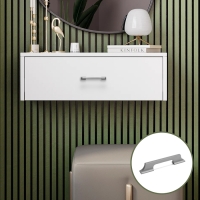 Ручка-скоба CAPPIO RSC020, алюминий, м/о 96 мм, цвет графит, 4 шт.