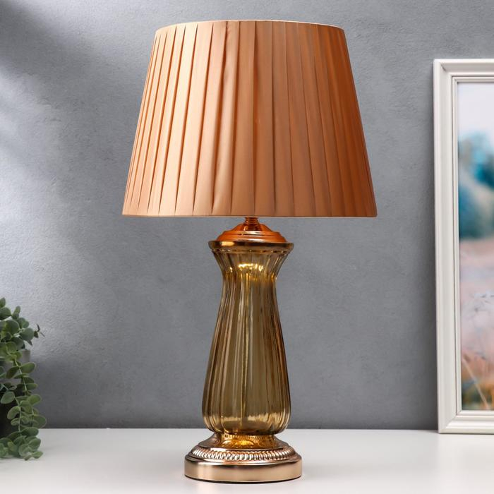 Настольная лампа 16693/1GD E27 40Вт золото 31х31х54 см RISALUX