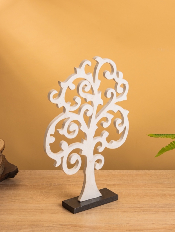 Панно &laquo;Древо&raquo;, 31&times;19&times;1 см, МДФ, белое