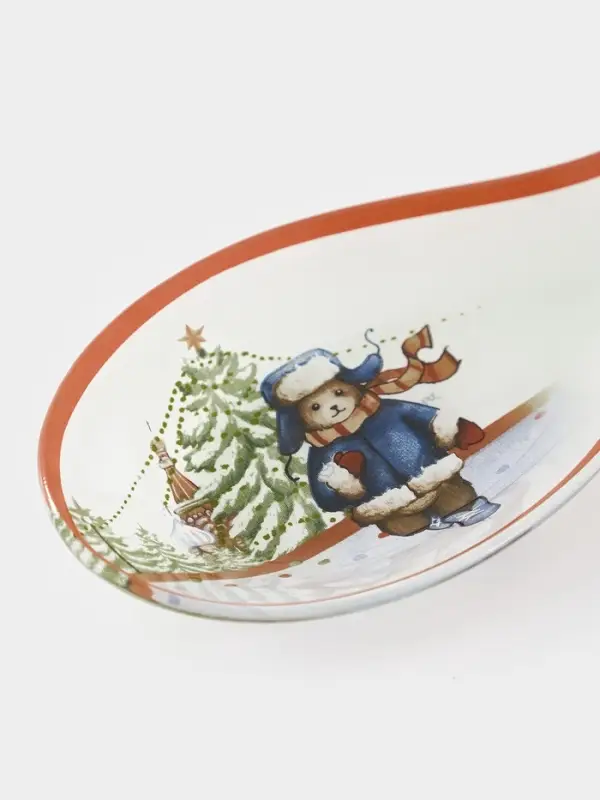 Подставка под ложку "Московский мишка" 24,5x10x2,1 см