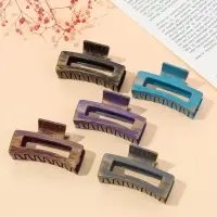 Краб для волос "Джастин" прямой, 8,5 см, микс