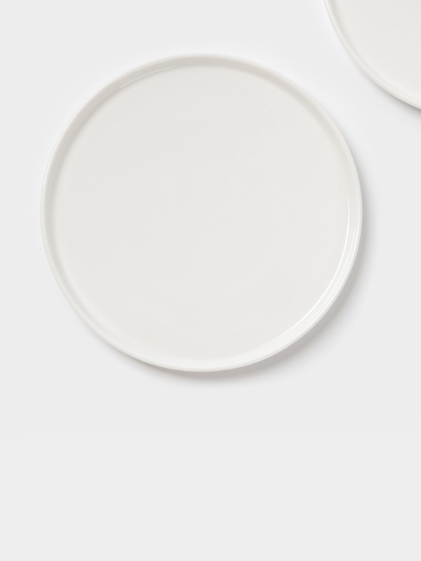 Набор тарелок 2 шт 20х2 см Magistro  "White Snow"