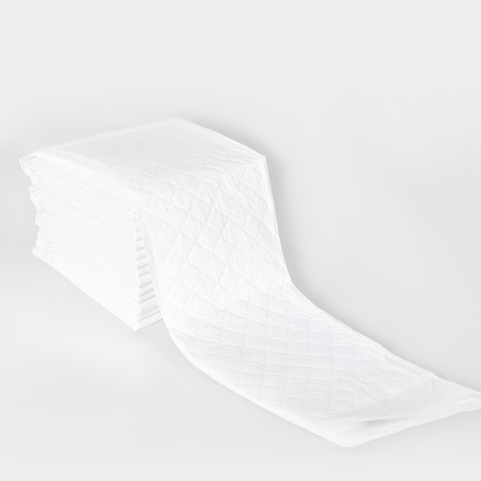 Пелёнки одноразовые впитывающие для детей Крошка Я, размер 60x40, 5 слоев, 15 шт.