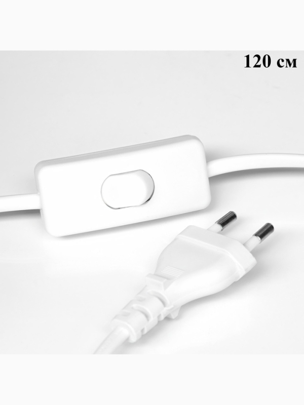 Лампа настольная "Ваза" 40Вт Е14 белый 24х24х38см