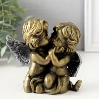 Фигура "Ангелы целуются" 10.5х11х8 см
