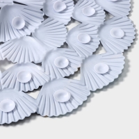 Коврик противоскользящий в ванну на присосках Доляна &laquo;Геометрика&raquo;, 35&times;65 см