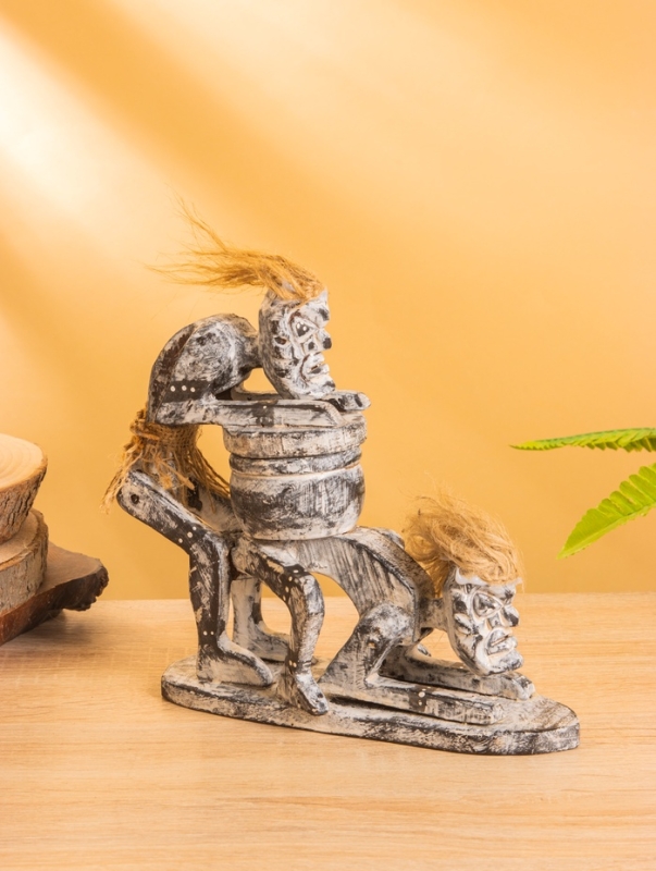 Шкатулка &laquo;Аборигены&raquo;, 19&times;22&times;8.5 см, дерево