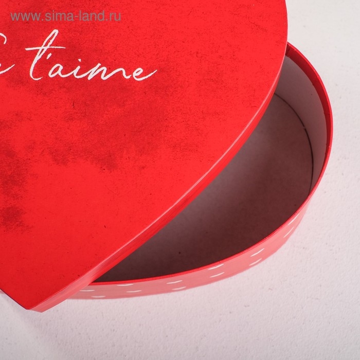 Набор коробок 3 в 1, упаковка подарочная, &laquo;С любовью&raquo;, 16 х 14 х 6 см‒22 х 20 х 9 см