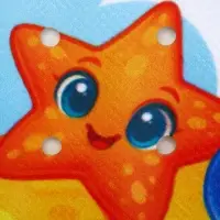 Коврик для ванной противоскользящий, на присосках &laquo;Морской мир&raquo;, детский, 40&times;70 см