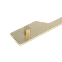 Ручка скоба мебельная RS1401, м/о=225, цвет сатиновое золото