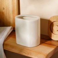 Банка для хранения сыпучих продуктов SL Home &laquo;Тренто&raquo;, 620 мл, 7,7&times;12,5 см, фарфоровая, цвет белый