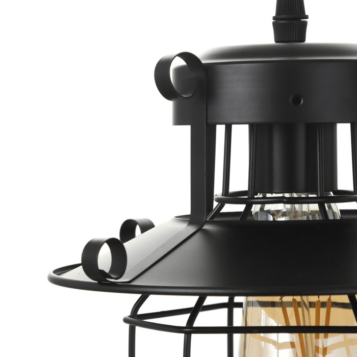 Светильник BayerLux 2137/1BK E27 40Вт черный 21х21х21-120 см