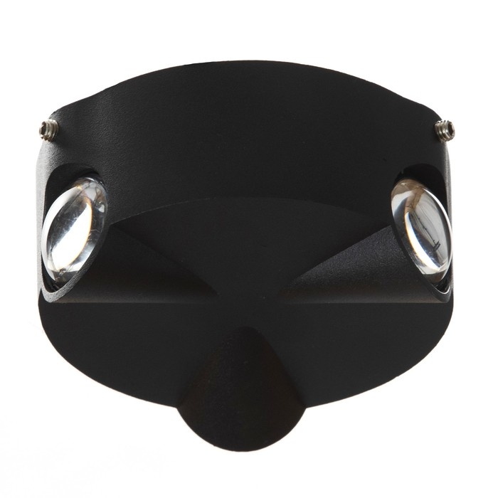 Светильник "Снек" 3хLED 3Вт 4000К IP66 черный 9,3х4,5х9,3 см