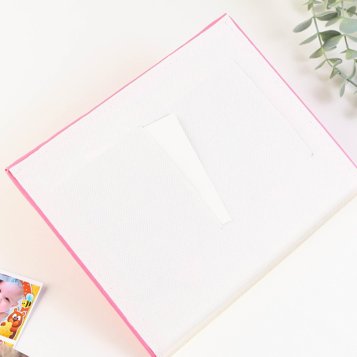 Фотоальбом на 200 фото с 2 местами под фото на обложке "Наше счастье", экокожа