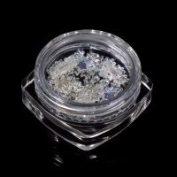 Новый год! Фигурки для дизайна ногтей &laquo;Снежинки&raquo;, цвет полупрозрачный