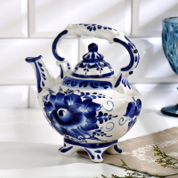 Чайник &laquo;Каприз&raquo;, гжель