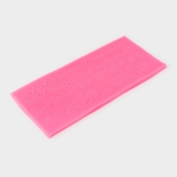 Молд &laquo;Алфавит русский. Пропись&raquo;, силикон, 23,5&times;10 см, цвет розовый