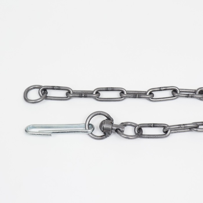 Цепь для привязи собак, 3 м, калибр 6 х 42 мм, черная