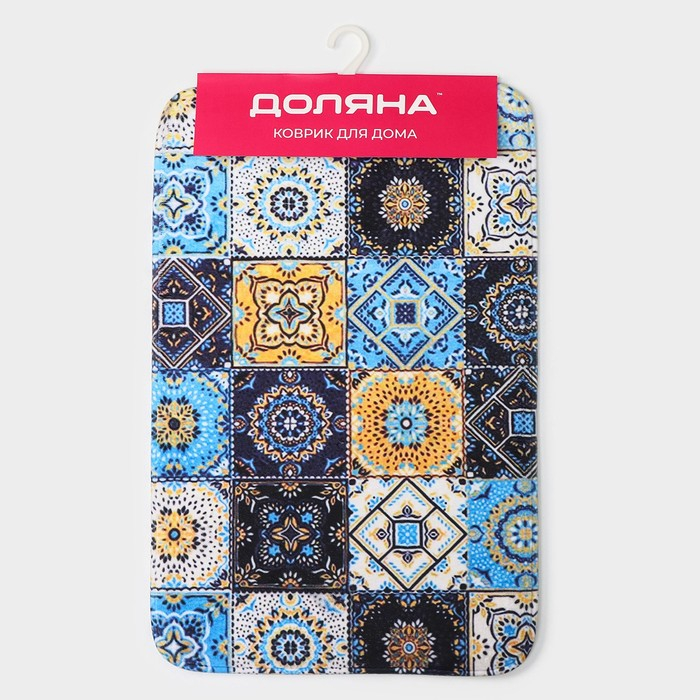 Коврик для ванной и туалета Доляна &laquo;Богемия&raquo;, мозаика, 40&times;60 см