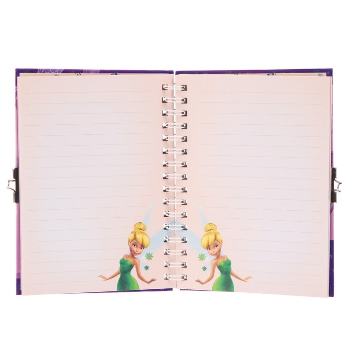 Записная книжка на замочке А6, "Волшебные мечты", 50 листов, Феи