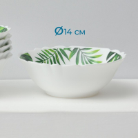 Сервиз столовый &laquo;Лист папоротника&raquo;, 37 предметов, стеклокерамика