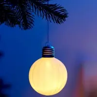 Елочный шар "Бархатный зефир" 8 см, 1 LED, LR44x3 (в компл.), Т/БЕЛЫЙ